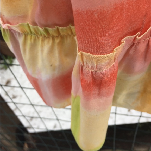 Alfani molted sherbet colored cotton chemisenight dress,HP25 - Picture 9 of 15